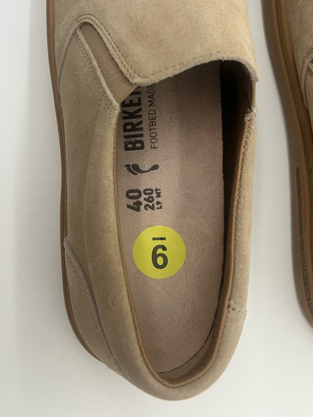 Birkenstock Women's Slip-On Loafers in Taupe - Picture 8 of 9